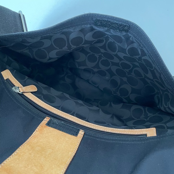 Coach Vintage Transatlantic Messenger Laptop Diaper Bag Unisex Black - Picture 14 of 16